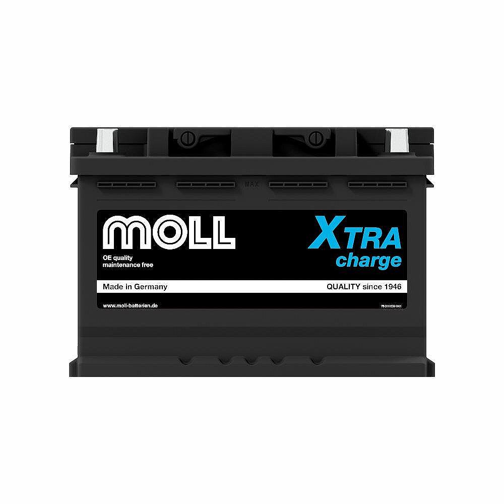 Акумулатор MOLL X-TRA Charge 12V 75Ah 720A Акумулатор MOLL X-TRA Charge 12V 75Ah 720A