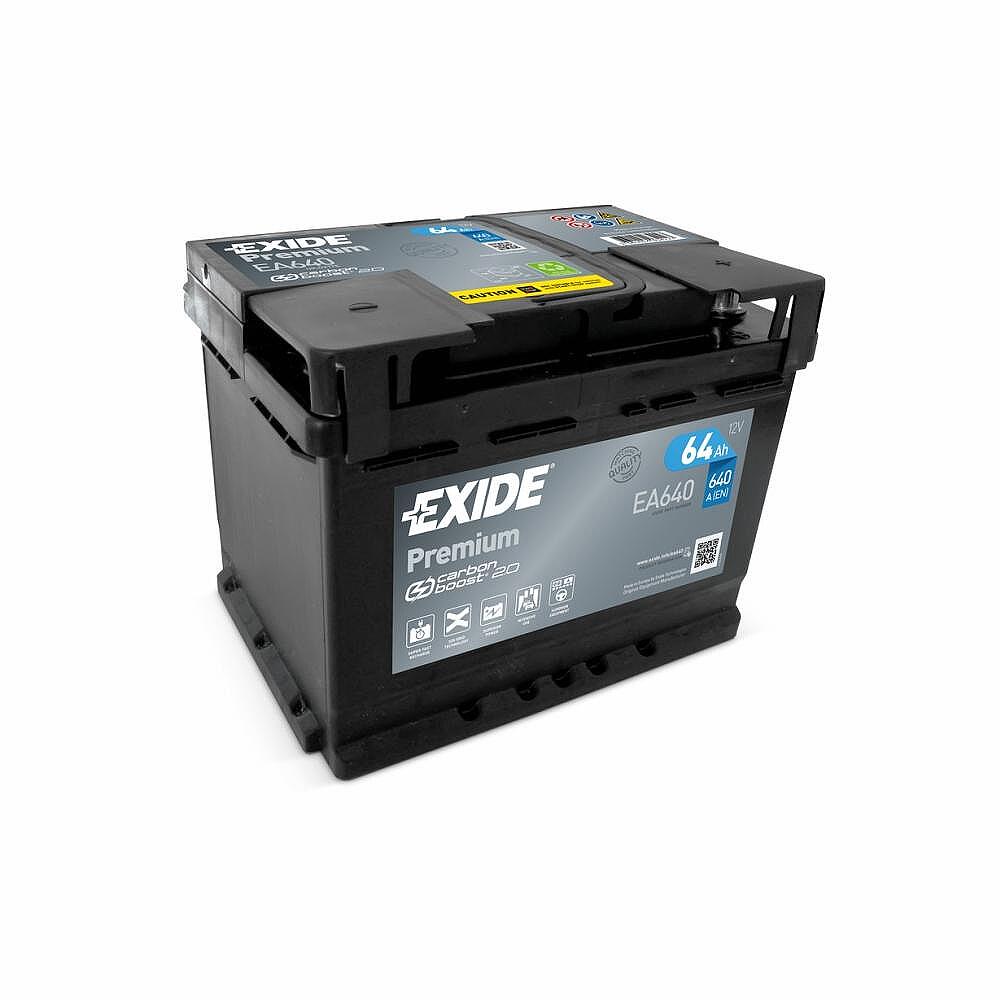 Акумулатор Exide Premium 12V 64Ah 640A EA640