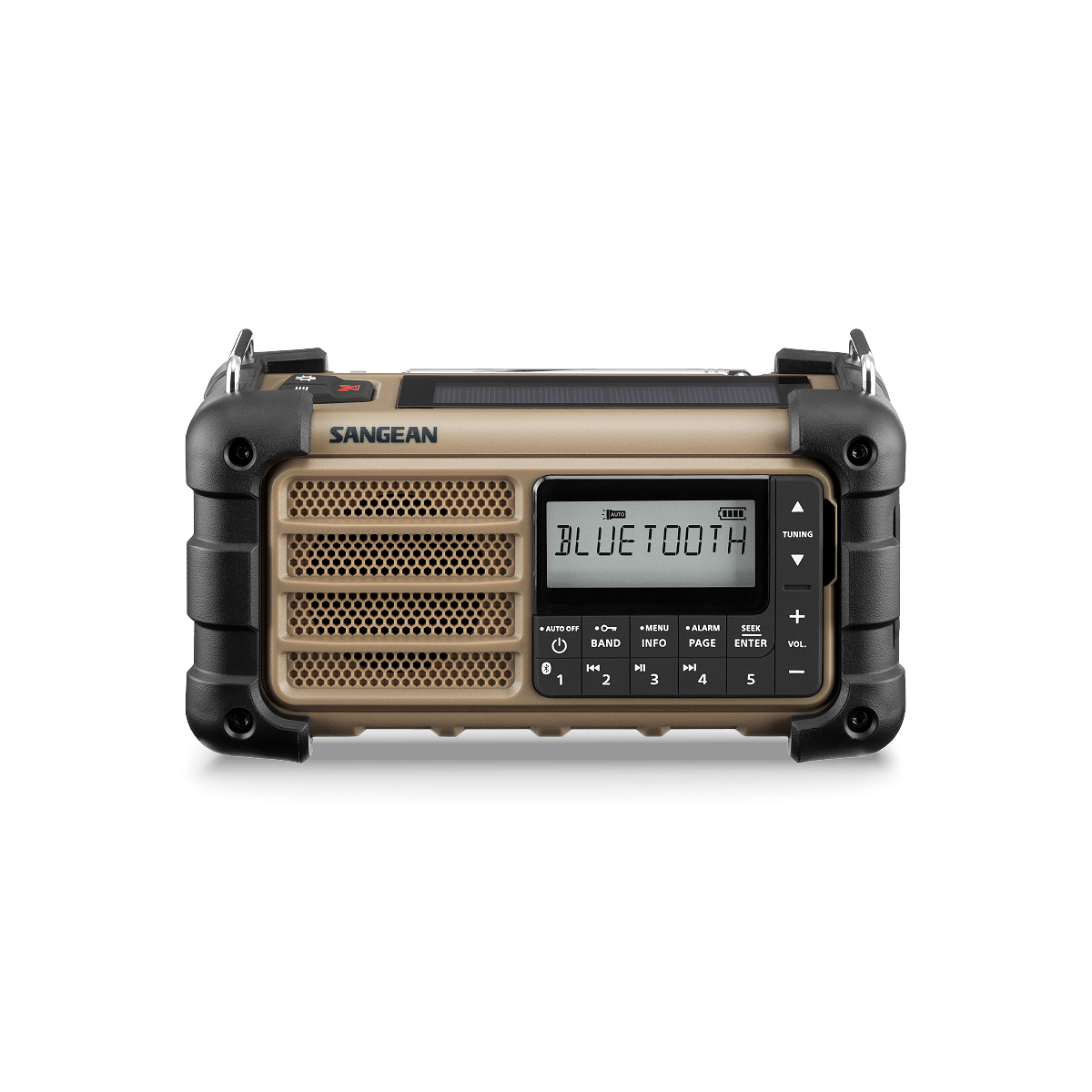 Sangean MMR-99 AM/FM-RDS Bluetooth Multi-Powered Digital Radio – Solar ...