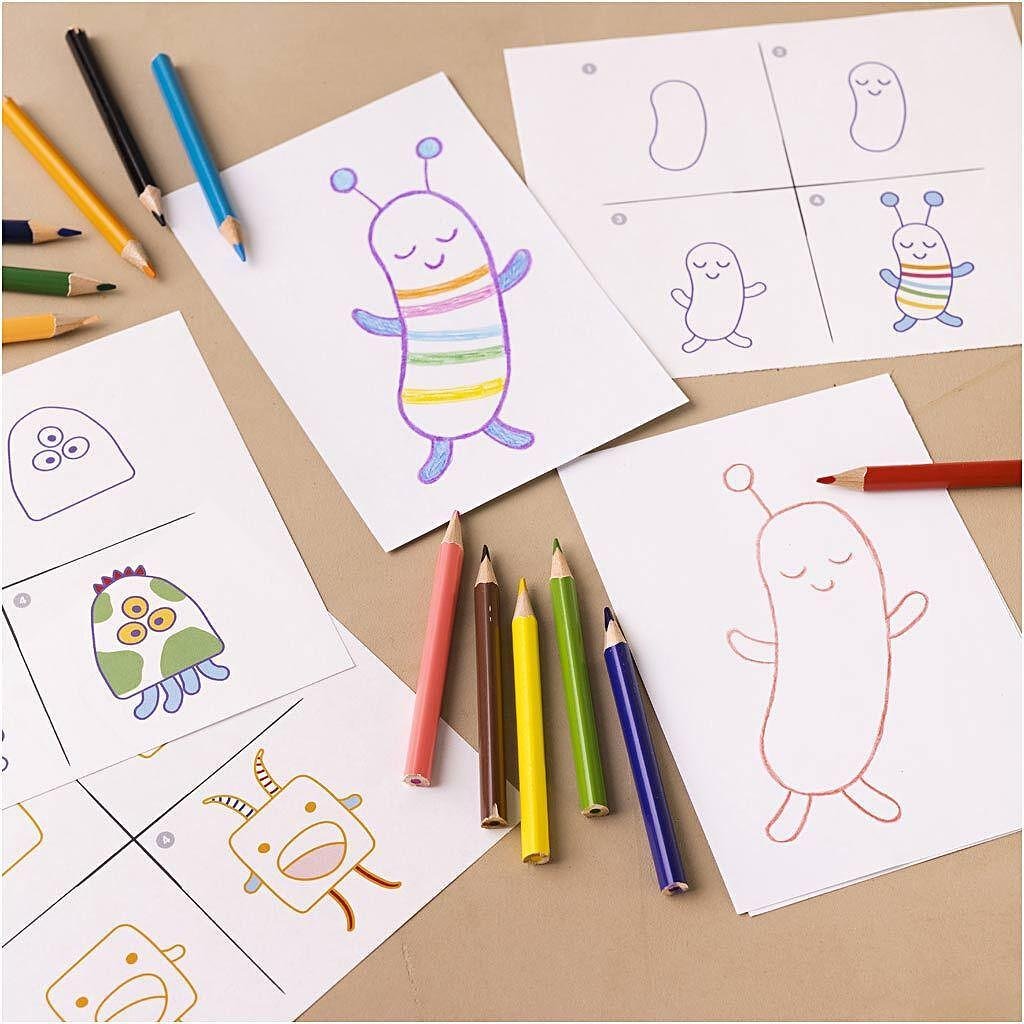Monster Draw Box Креативна хоби кутия Drawing Monsters | Creativ Company