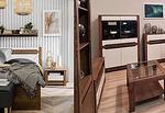TV Шкаф Ruso 149x45.5x59 cm Априлски Дъб с Перлен Гланц