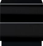Тв шкаф Helio Typ 38 50x48x50 см Черно и черно стъкло