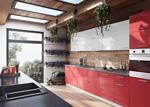 Долен кухненски шкаф Ferrara H30 Червен лак-Copy