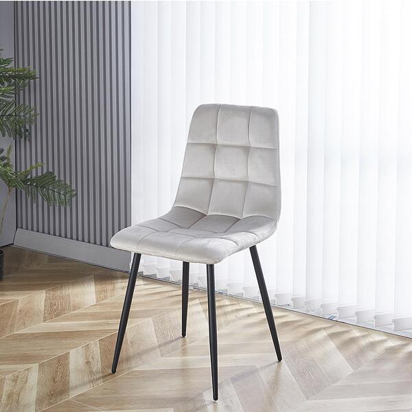 Трапезен стол KJC104 бежов-Copy