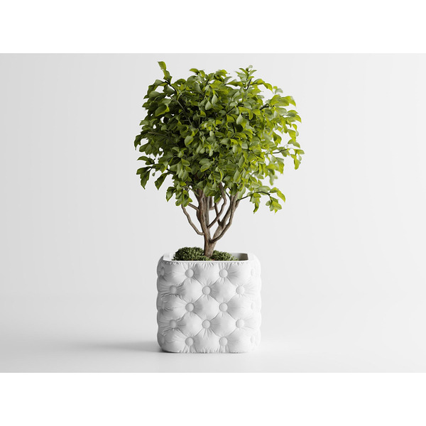 Ваза Chesterra Малка, 110x110xH95мм-  Бял мат