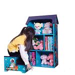 Детска дървена етажерка за съхранение на играчки и книжки TF5810-Copy