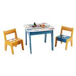 Детска дървена маса с две столчета TF6051-Copy