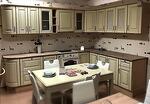 Горен кухненски шкаф Vanilla Gold B 60x72x72 см ъглов
