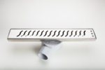 Линеен сифон 40 см решетка на вълнички - серия ORKO