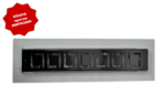 Линеен сифон с черна решетка "Версаче" - серия OPTIMA BLACK - 40 см-Copy