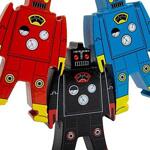 Дървени роботи за подреждане  - BIGJIGS