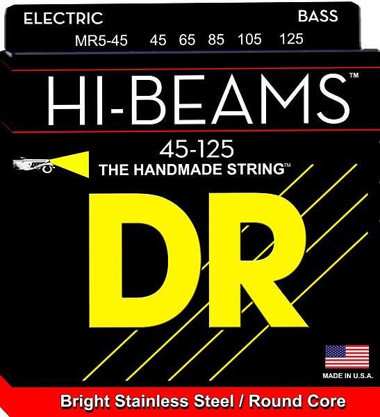 DR Strings Hi-Beam Bass Medium 5-String 045"/125"