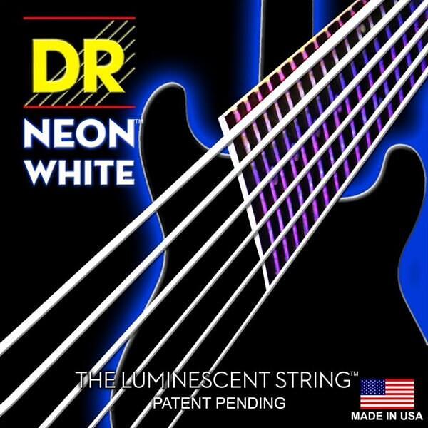 DR Strings K3 Neon White Medium 010"/046"