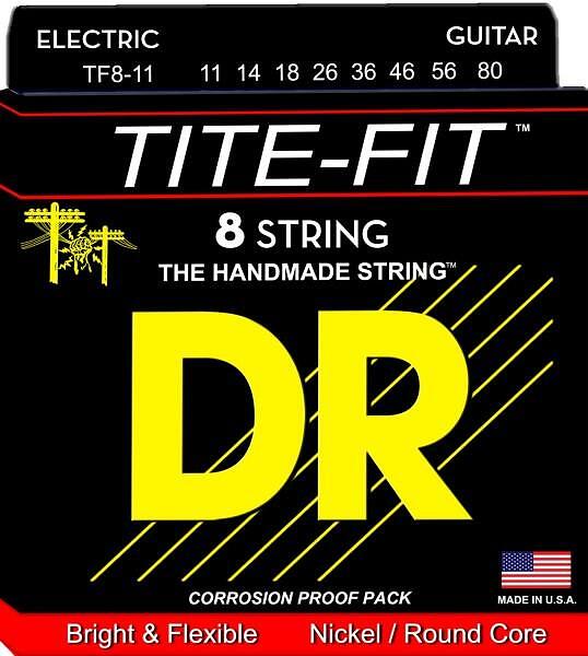 DR Strings Tite Fit Heavy 8-String 011"/080"