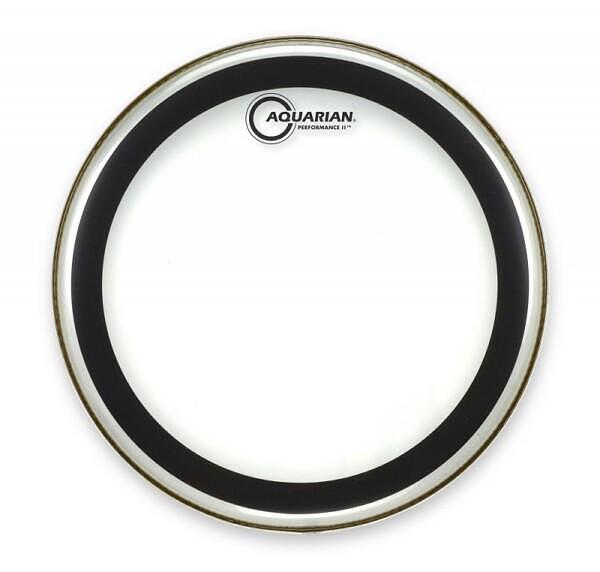 Aquarian Performance II Clear 2 Ply w/ Glue 14"