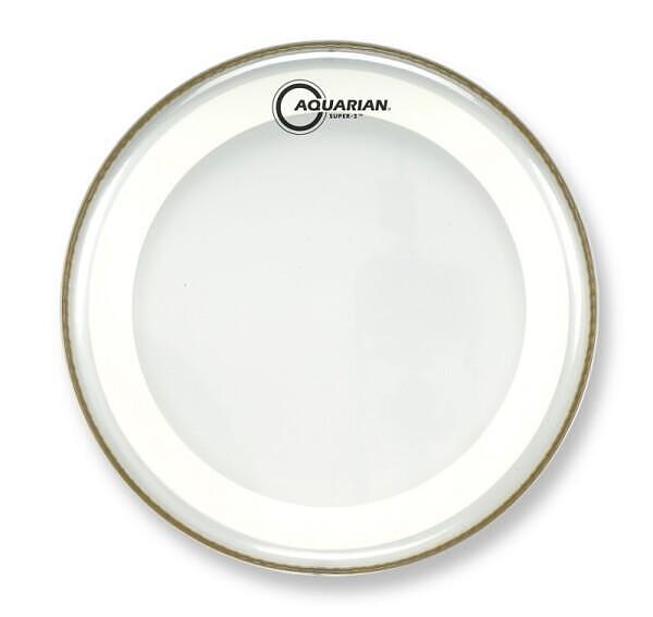 Aquarian Super-2 Clear 2 Ply w/ Studio-X Ring 12"