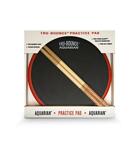 Aquarian Tru-Bounce Practice Pad 12" W/Sticks, Rudiment Chart