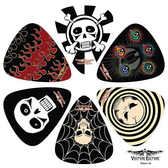 Perri's LP-VK9 6 Pick Pack Vulture Kulture