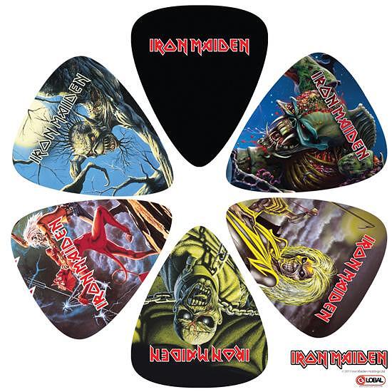 Perri's LP-INM1 6 Pick Pack Iron Maiden