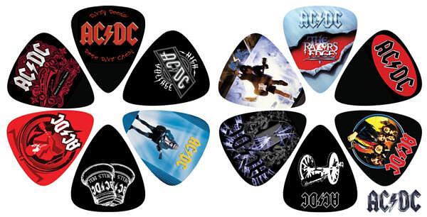 Perri's LP12-ACDC1 12 Pick Pack AC/DC