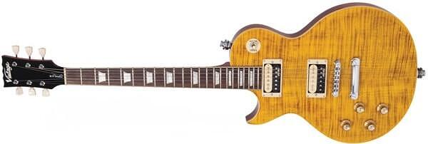 Vintage LV100AFD 'Paradise' Flamed Amber, Left Hand