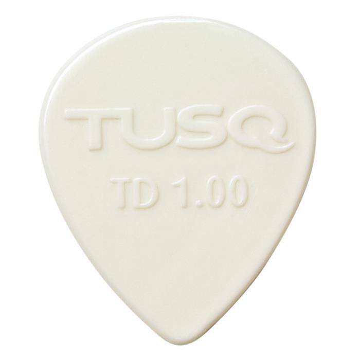 Graph Tech TUSQ Tear Drop Pick 1.00mm, Bright, White