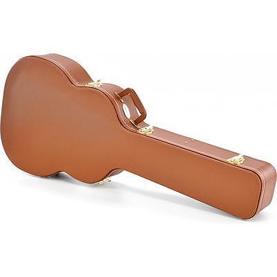 Rockcase Standard LP-Style Guitar, Curved Top, Curved Shape, Brown Tolex Case