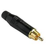 Amphenol RCA Series Male Cable Black
