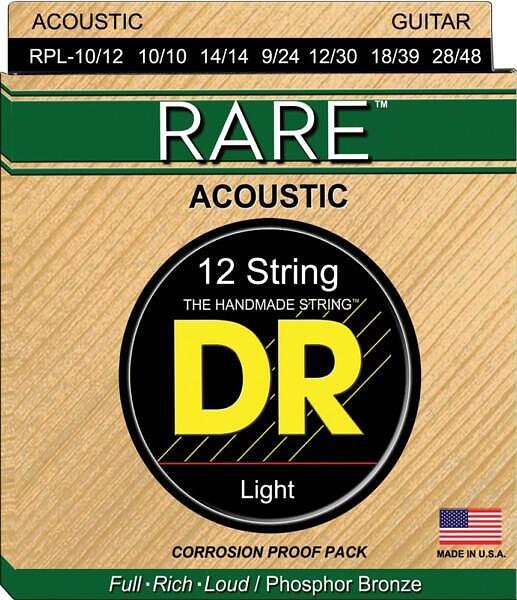 DR Strings Rare Phosphor Bronze 12-String 010"/048"