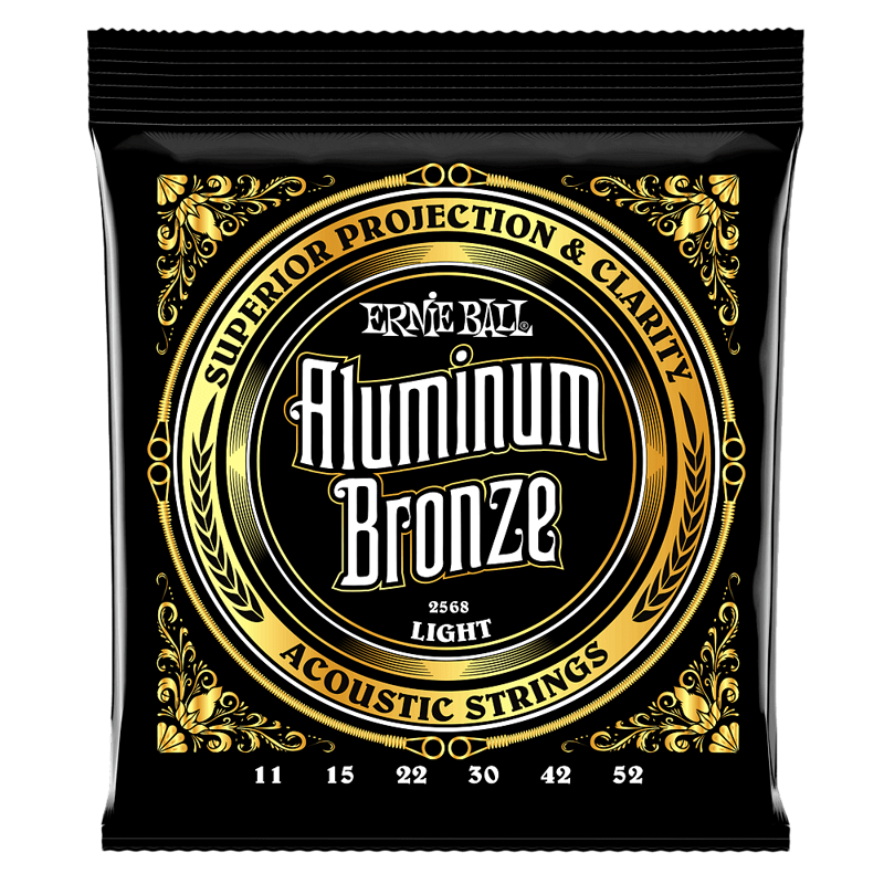 Ernie Ball Acoustic Strings Aluminum Bronze, Light 011"/052"