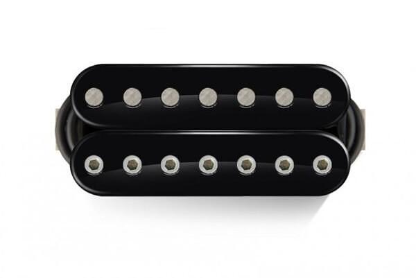 Bare Knuckle Painkiller 7, Open Bridge, Black, 4 Con, Nickel Bolts