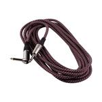 Rockcable Instrument Cable AD 7mm, 6m, Angled, Textile, Beige