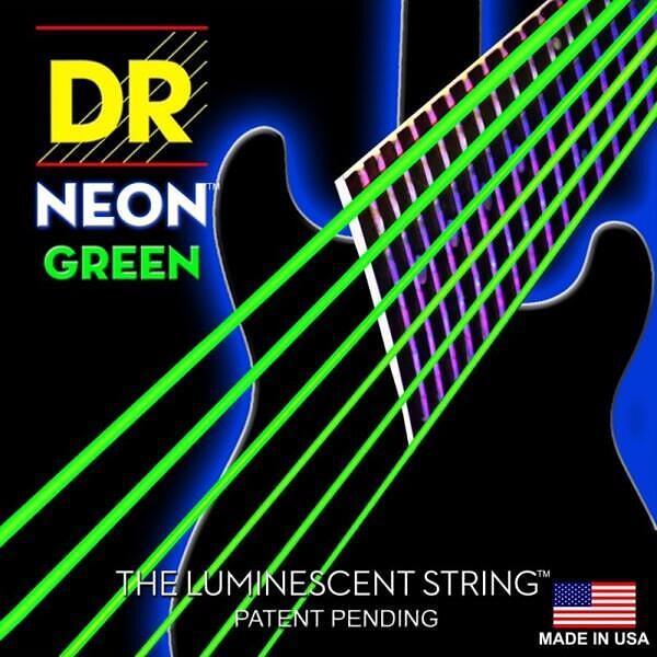 DR Strings K3 Neon Green Electric Single String 056"