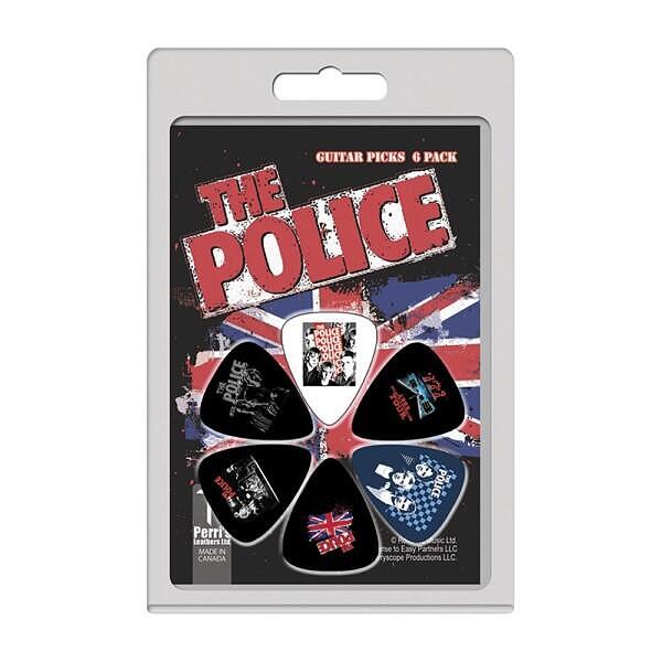 Perri's LP-POL2 6 Pick Pack The Police Union Jack