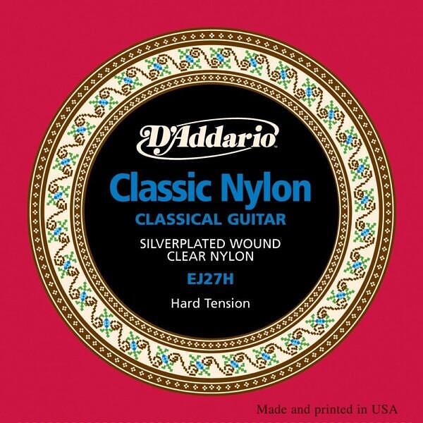 D'Addario EJ27H Student Classic Nylon, Hard Tension