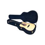 Rockcase Deluxe Acoustic Guitar, Curved Shape, Black Tolex Case