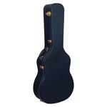 Rockcase Deluxe Acoustic Guitar, Curved Shape, Black Tolex Case