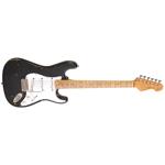 Vintage V6MRBK ICON Electric Guitar, Distressed Boulevard Black
