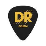 DR Strings Black Delrin Pick Thin 0.50mm