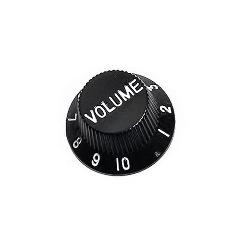 Guitar Tech Control Knob STK-B2V, S-Type, Volume, Black