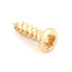 Framus Jack And Pickguard Countersunk Screw, 3x12 mm, Gold