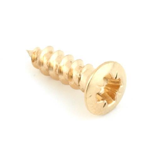 Framus Jack And Pickguard Countersunk Screw, 3x12 mm, Gold