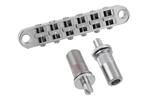 TonePros Metric Tuneomatic Bridge, Large Posts, Chrome