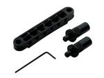 TonePros Metric Tuneomatic Bridge, Large Posts, Black Chrome