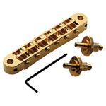 TonePros Tuneomatic Bridge, Notched Saddles, Gold