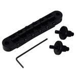 TonePros Tuneomatic Bridge, Notched Saddles, Black