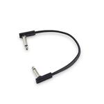 RockBoard Flat Patch Cable, Black, 20 cm