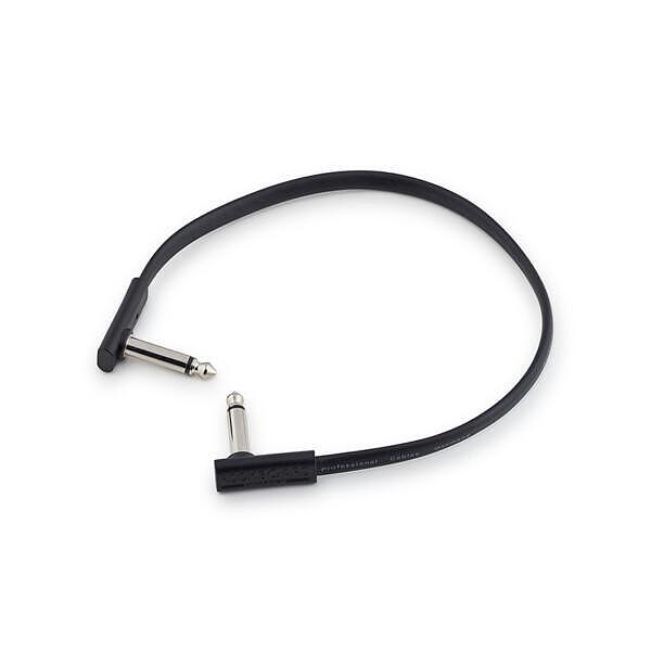 RockBoard Flat Patch Cable, Black, 30 cm
