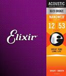 Elixir Acoustic Bronze Nanoweb Coating, Light 012"/053"