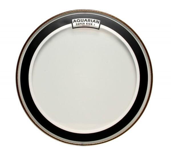 Aquarian Super-Kick Clear Single Ply 18"